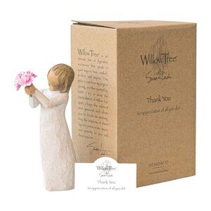 Willow Tree Thank You Sculpted Flower Girl Hand-Painted Figure #27267